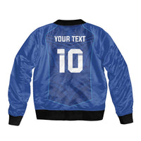 Custom Samoa Rugby Bomber Jacket Tatau Tribal Motifs Sporty Style LT03 - Polynesian Pride