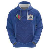 Custom Samoa Rugby Hoodie Tatau Tribal Motifs Sporty Style - Polynesian Pride