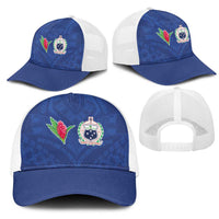 Samoa Rugby Mesh Trucker Cap Tatau Tribal Motifs Sporty Style LT03 - Polynesian Pride