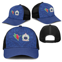 Samoa Rugby Mesh Trucker Cap Tatau Tribal Motifs Sporty Style LT03 - Polynesian Pride