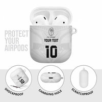 Custom Fiji Rugby AirPods Case Tapa Tribal Motifs Sporty Style - Polynesian Pride