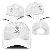 Fiji Rugby Baseball Net Cap Tapa Tribal Motifs Sporty Style LT03 - Polynesian Pride