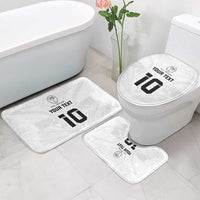 Custom Fiji Rugby Bathroom Set Tapa Tribal Motifs Sporty Style - Polynesian Pride