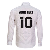 Custom Fiji Rugby Family Matching Long Sleeve Bodycon Dress and Hawaiian Shirt Tapa Tribal Motifs Sporty Style - Polynesian Pride