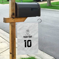 Custom Fiji Rugby Garden Flag Tapa Tribal Motifs Sporty Style - Polynesian Pride