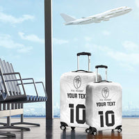 Custom Fiji Rugby Luggage Cover Tapa Tribal Motifs Sporty Style - Polynesian Pride