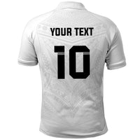 Custom Fiji Rugby Polo Shirt Tapa Tribal Motifs Sporty Style - Polynesian Pride