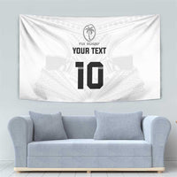 Custom Fiji Rugby Tapestry Tapa Tribal Motifs Sporty Style - Polynesian Pride