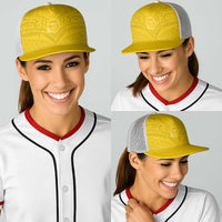 Niue Rugby Baseball Net Cap Hiapo Tribal Motifs Sporty Style LT03 - Polynesian Pride