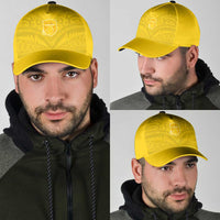 Niue Rugby Classic Cap Hiapo Tribal Motifs Sporty Style LT03 - Polynesian Pride