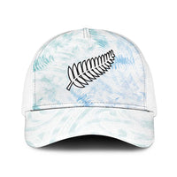 New Zealand Football Baseball Net Cap The Whites-Aotearoa Inspired - Polynesian Pride