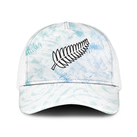 New Zealand Football Baseball Net Cap The Whites-Aotearoa Inspired LT03 One Size White White - Polynesian Pride