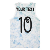 Custom New Zealand Football Basketball Jersey The Whites-Aotearoa Inspired - Polynesian Pride