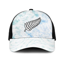 New Zealand Football Mesh Trucker Cap The Whites-Aotearoa Inspired LT03 One Size Black White - Polynesian Pride