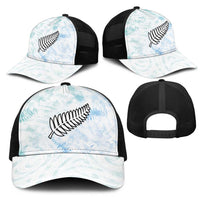 New Zealand Football Mesh Trucker Cap The Whites-Aotearoa Inspired LT03 - Polynesian Pride