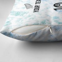Custom New Zealand Football Pillow Cover The Whites-Aotearoa Inspired - Polynesian Pride