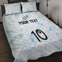 Custom New Zealand Football Quilt Bed Set The Whites-Aotearoa Inspired - Polynesian Pride