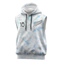 Custom New Zealand Football Sleeveless Hoodie The Whites-Aotearoa Inspired - Polynesian Pride