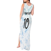 Custom New Zealand Football Tank Maxi Dress The Whites-Aotearoa Inspired - Polynesian Pride