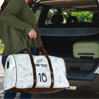 Custom New Zealand Football Travel Bag The Whites-Aotearoa Inspired - Polynesian Pride