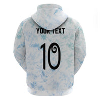 Custom New Zealand Football Zip Hoodie The Whites-Aotearoa Inspired - Polynesian Pride