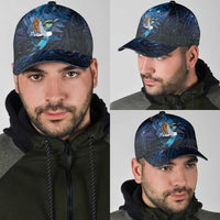 Aotearoa Matariki Classic Cap Maori Tribal with Silver Fern and Tui Bird Galaxy Style LT03 - Polynesian Pride