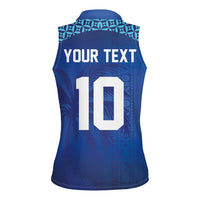 Custom Fiji Football-Towards World Cup 2026 Women Sleeveless Polo Shirt