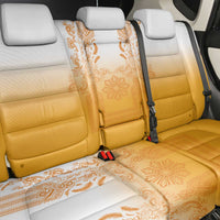 Philippines Barong Style Back Car Seat Cover with Polynesian Art and Leaf Motif Yellow Color LT03 - Polynesian Pride