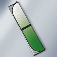 Philippines Barong Style Auto Sun Shade with Polynesian Art and Leaf Motif Green Color LT03 - Polynesian Pride