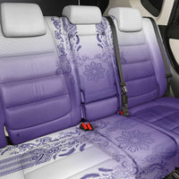 Philippines Barong Style Back Car Seat Cover with Polynesian Art and Leaf Motif Purple Color LT03 - Polynesian Pride