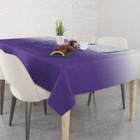 Philippines Barong Style Tablecloth with Polynesian Art and Leaf Motif Purple Color LT03 - Polynesian Pride