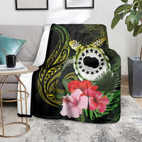 Kia Orana Cook Islands Blanket Turtle and Hibiscus Polynesian Pattern LT03 - Polynesian Pride