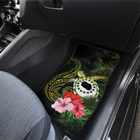 Kia Orana Cook Islands Car Mats Turtle and Hibiscus Polynesian Pattern LT03 - Polynesian Pride