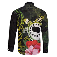 Kia Orana Cook Islands Family Matching Tank Maxi Dress and Hawaiian Shirt Turtle and Hibiscus Polynesian Pattern