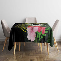 Kia Orana Cook Islands Tablecloth Turtle and Hibiscus Polynesian Pattern LT03 - Polynesian Pride
