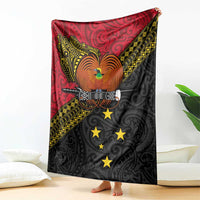 Papua New Guinea Goroka Show Blanket Bird-of-paradise and Melanesian Tattoo Pattern LT03 - Polynesian Pride