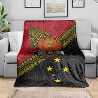 Papua New Guinea Goroka Show Blanket Bird-of-paradise and Melanesian Tattoo Pattern LT03 - Polynesian Pride