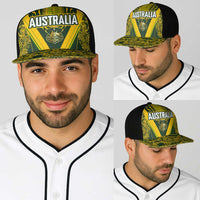 Australia Rugby Baseball Net Cap Aboriginal Art Sporty Style - Polynesian Pride