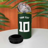 Australia Rugby Custom 4 in 1 Can Cooler Tumbler Aboriginal Art Sporty Style LT03 - Polynesian Pride
