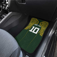 Australia Rugby Custom Car Mats Aboriginal Art Sporty Style LT03 - Polynesian Pride