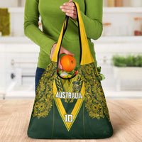Australia Rugby Custom Grocery Bag Aboriginal Art Sporty Style LT03 - Polynesian Pride