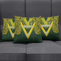 Australia Rugby Custom Pillow Cover Aboriginal Art Sporty Style - Polynesian Pride