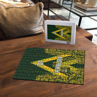 Australia Rugby Custom Puzzle Aboriginal Art Sporty Style LT03 - Polynesian Pride