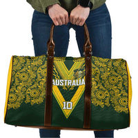 Australia Rugby Custom Travel Bag Aboriginal Art Sporty Style - Polynesian Pride