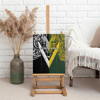 Aotearoa Australia Rugby Canvas Wall Art Maori and Aboriginal Art Sporty Style LT03 - Polynesian Pride