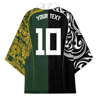 Aotearoa Australia Rugby Custom Kimono Maori and Aboriginal Art Sporty Style - Polynesian Pride