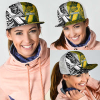Aotearoa Australia Rugby Mesh Trucker Cap Maori and Aboriginal Art Sporty Style LT03 - Polynesian Pride