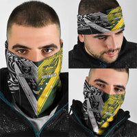 Aotearoa Australia Rugby Neck Gaiter Maori and Aboriginal Art Sporty Style - Polynesian Pride