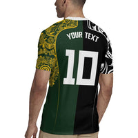 Aotearoa Australia Rugby Custom Rugby Jersey Maori and Aboriginal Art Sporty Style LT03 - Polynesian Pride