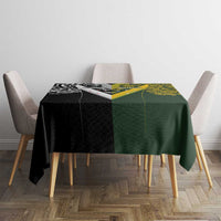 Aotearoa Australia Rugby Tablecloth Maori and Aboriginal Art Sporty Style LT03 - Polynesian Pride